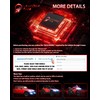 LIGHTENING DARK 9005+9006 Light Bulbs, HB3+HB4 Fog Bulbs Combo 6500K