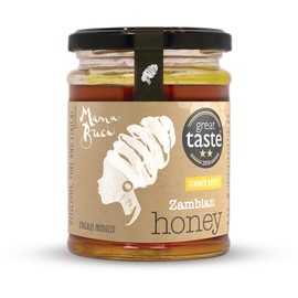 Mama Buci Top Bar Hive Zambian Pure Honey Ethically Produced Summer Harvest 340g | Loaded with Antioxidants, Vitamins and Minerals | Sweet and Light Honey | Made using sustainable practices