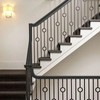 Non-Slip Stair Handrail Protection, PVC Plastic Handrail, Plastic Handrail Profile