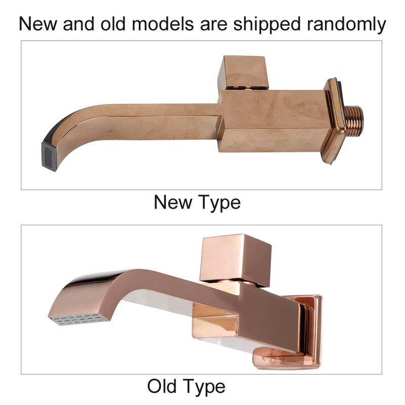 G1/2 Wall in Faucet Single Cold Waterfall Sink Basin Water