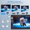 HIKITY Double Din Wireless Apple CarPlay Car Stereo 7 Inch
