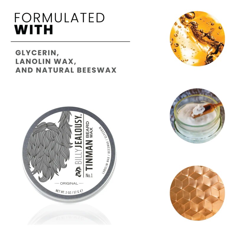 Cera Para Barba Billy Jealousy Tinman Light Hold, Acabado Ma