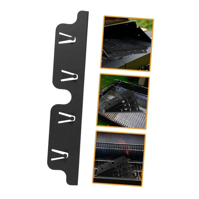 IWOWHERO 4pcs Stove Counter Gap Covers Kitchen Protector Metal Top