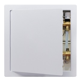 Donext Access Plumbing Panel for Drywall Ceiling, 14x14 in Plastic Access Door, Wall Hole Cover Plate for Plumbing & Electrical & Wiring, White