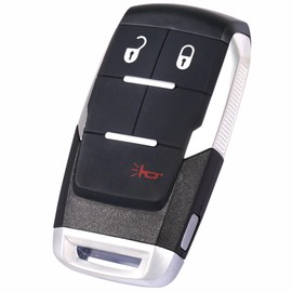 TOP-VIGOR Keyless Entry Remote Control Car Key Fob Replacement Compatible with Dodge Ram 2500 3500 4500 5500 2019 2020 2021, 433MHz 3 Button for GQ4-76T 68475386AA