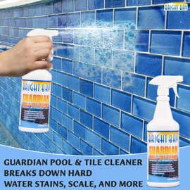 Pool & Tile Cleaner Removes Calcium Buildup & Scum Line Remover, Biodegradable and Environmentally Friendly (32 Ounces)