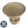 FRANKLIN BRASS Medici (10-Pack) Cabinet Knobs Champagne Bronze Nobs for