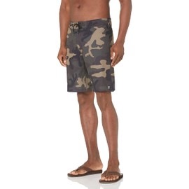 Billabong mens Classic 4-way Stretch Boardshort, 20 Inch Outseam Board Shorts, Camo, 28 US