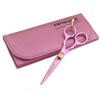 Professional Pink Hair Scissors, Hairdressing Scissors for All Hair Cutting,