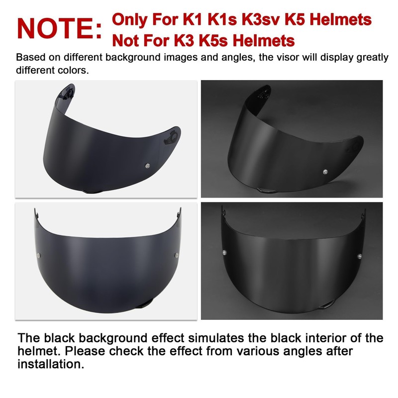 PSLER k1s Visor - k1 Helmet Visor k3sv Tinted Visor