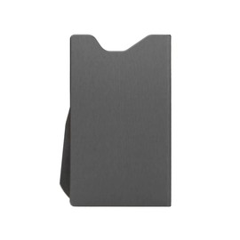 GRIP6 Wallet Builder - Mens Front Pocket Wallet - Slim Card Holder (Gunmetal)