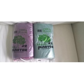 PLAX 1 Kg Bolsa Camiseta Asa 100% Reciclable Ecológica 30x60 Cm