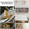 sourcing map Brass Sheet Roll, 0.5 x 25 x 2000mm(TxWxL)