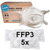 Novasalus FFP3 Respirator Masks with Valve, Cup Shape Protective Masks,