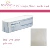 Esponja Omnisorb 4 X4 . 200 Pzas.