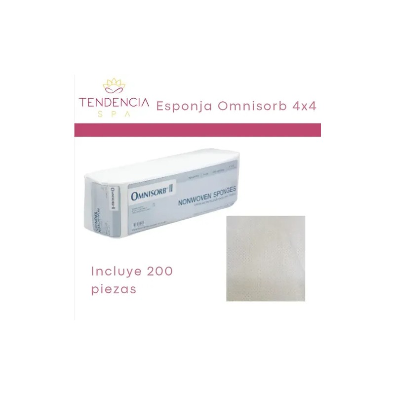 Esponja Omnisorb 4 X4 . 200 Pzas.