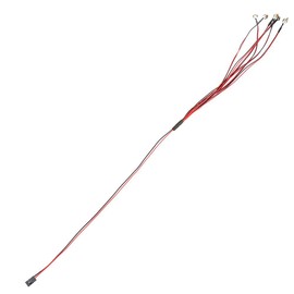 Simlug RC LED Light Kit, 6 LEDs 3-7V Light Set Headlight Taillight for 1/10 RC Model Car Truck 5mm/3mm Diameter LED