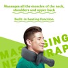 PURSONIC Portable Neck & Shoulder Adjustable Massaging Wrap with Soothing