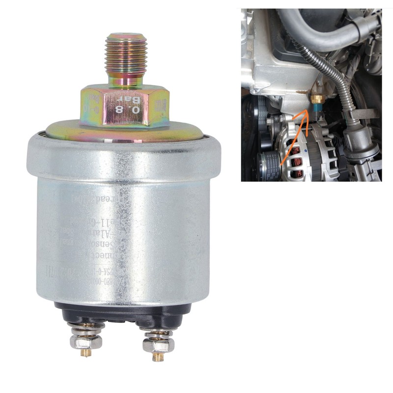 Oil Pressure Sensor High Pressure Brass M10x1 1/8NPT Male Thread