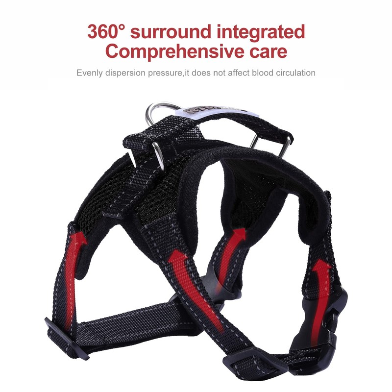 Dog Harness Adjustable No Pull Puppy Vest Harness Mesh Breathable