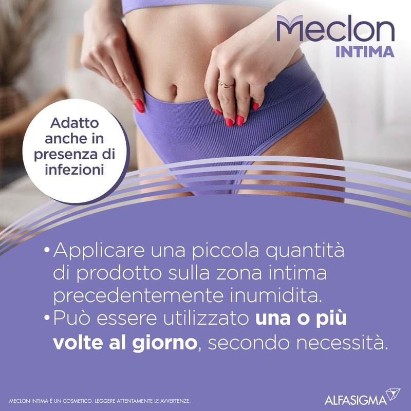 Meclon Intima Controllo Attivo 150ml, Detergente Intimo per Infezioni e