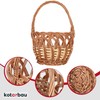 KOTARBAU® Wicker Basket with Handle Children's Easter Basket with Handle