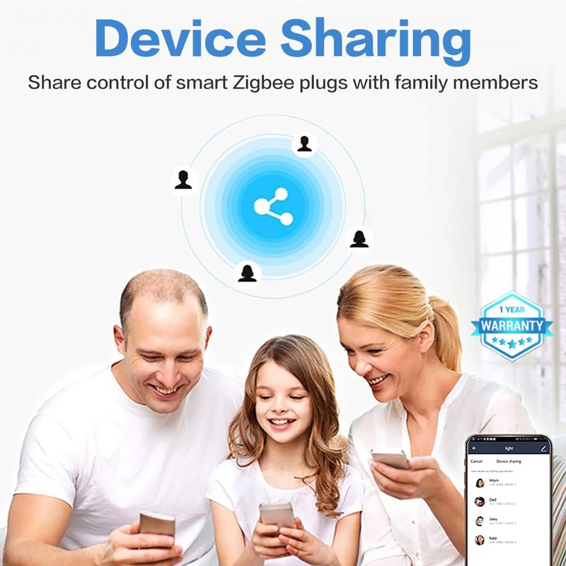 XENON Zigbee Smart Plug, Zigbee Socket, Smart Socket, Wireless Timer