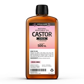 Castor Oil - 100% Virgin 500 ml - 1 st Cold pressed - Orgaliane