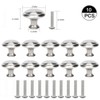 oumuik Furniture Knobs, Furniture Knobs, Pack of 10, Silver Drawer
