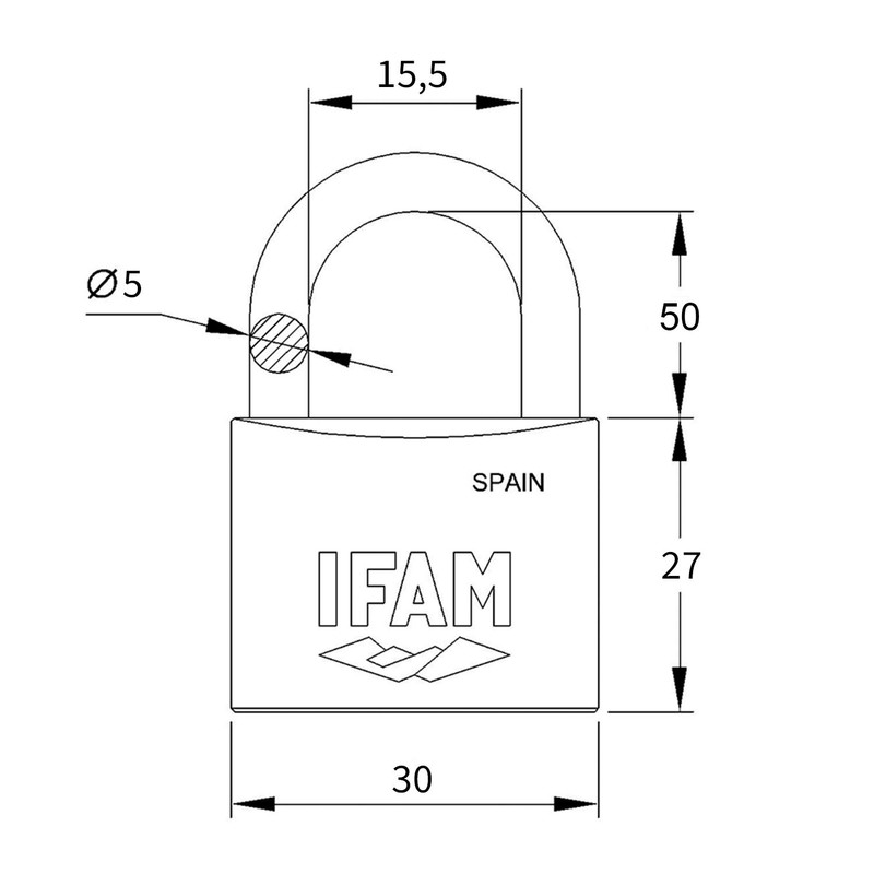 Ifam 013020 – Padlock k30ael