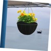 CAXUSD 6pcs Half Round Planter Liners Reusable Breathable Flower Pot