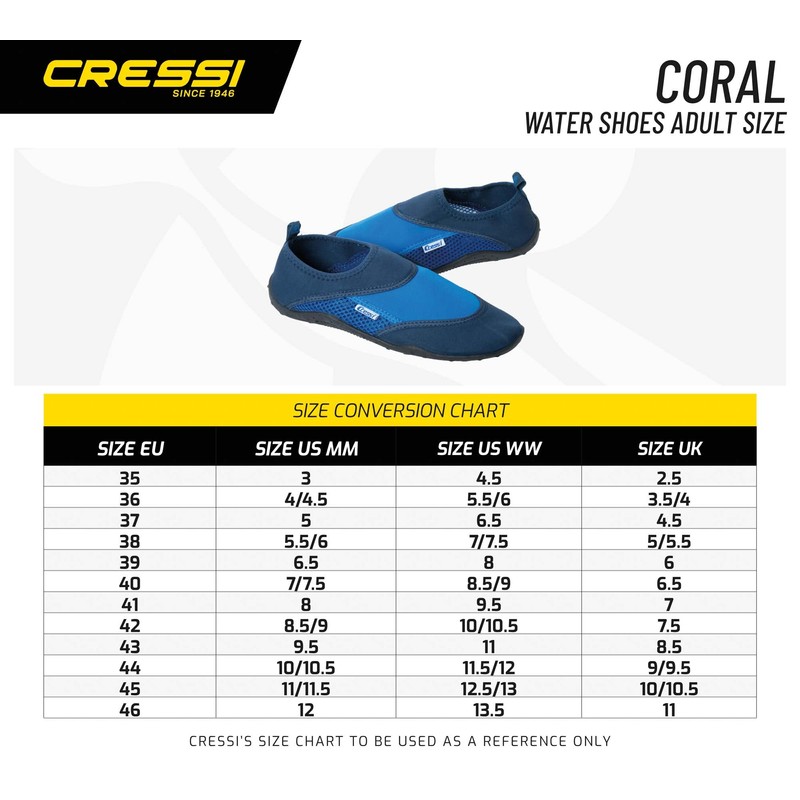Cressi Coral Scarpette Adatte per Mare, Spiaggia, Barca, e Sport