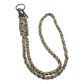 YueJieSelected Lanyard Paracord Keyring Accessories, Key Chain with Carabiner, Paracord Lanyard Set, Survival Lanyard, Lanyard for Keys and ID, camouflage
