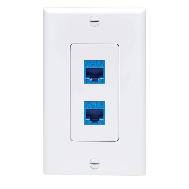 Tripp Lite Decora Wall Plate Insert, Decorative Center Plate, Vertical