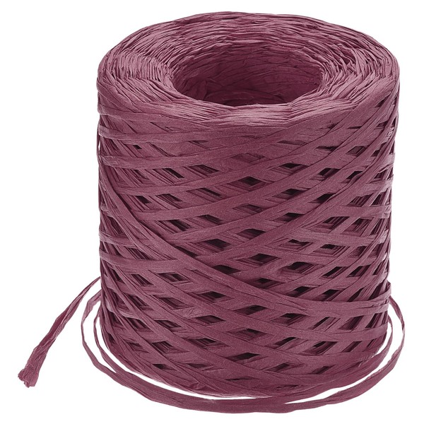 uxcell Raffia Paper Craft Ribbon, 1/4 Inch 218 Yards Raffia