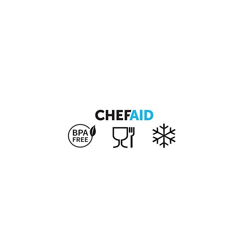 Chef Aid Clear Plastic Bath Organiser with Suction Pads, Perfect