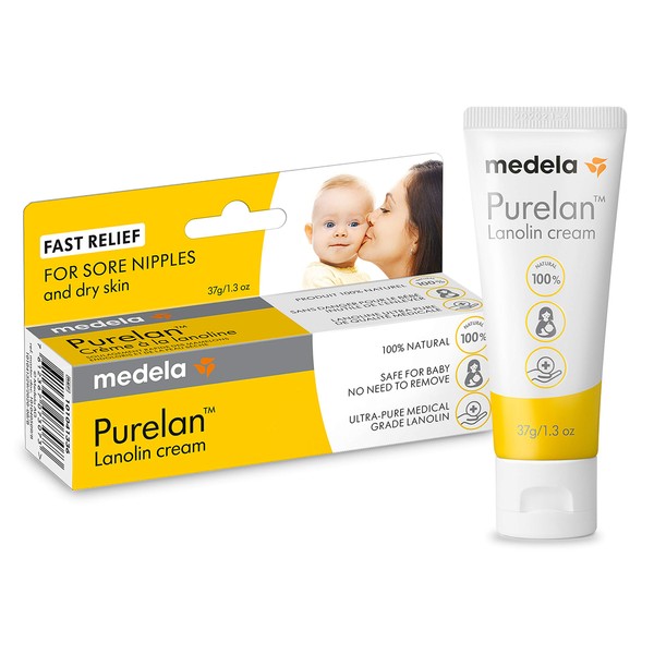 Medela Medela Purelan Lanolin Nipple Cream for Breastfeeding, 100% All