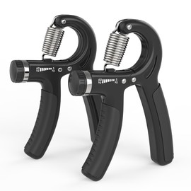 PROIRON Hand Grips Strengthener, Adjustable Grip Strength Trainer, Hand Exerciser with Stainless Steel Spring, 2 Pack Gripper, Gripster for Strong Wrists, Fingers, Forearm, Hands, Athletes Musicians