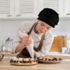 TIEOME Pack of 2 Unisex Elastic Cooking Hat Mesh Breathable