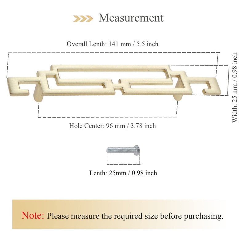 Mgoodoo Pull Handle for Kitchen Cabinet Door Drawer Handles and