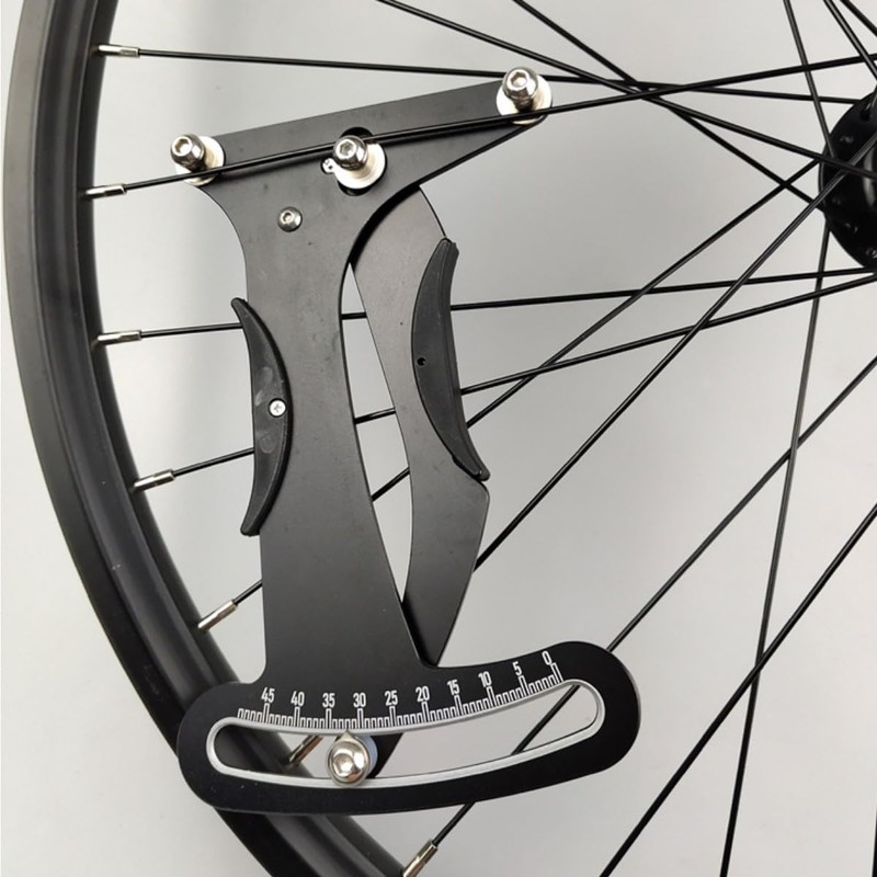 Bicycle Bike Spoke Tension Meter Tool, Aluminum Alloy with Meter