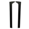 1Pair Rear Window Side Spoilers Gloss Black Air Resistance Reduction