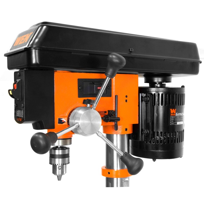 WEN 4212T 5-Amp 10-Inch Variable Speed Cast Iron Benchtop Drill