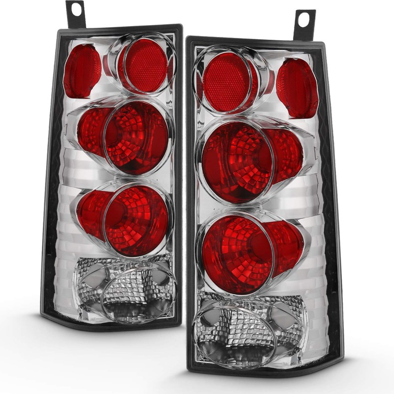AmeriLite Chrome Euro Tail Lights for GMC Savana - Passenger