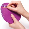 Baker Ross EF892 Bulk Pack of Coloured Plastic Needles for