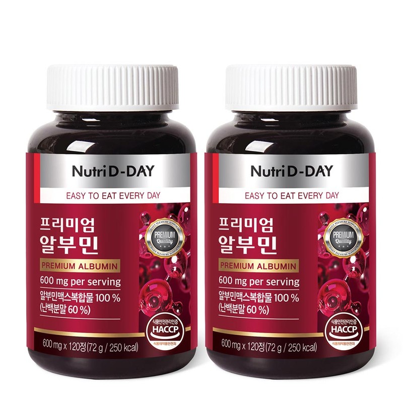 Nutri-D-Day Premium Albumin x 2, total 8-month supply / 뉴트리디데이