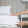 linensland® Super King Fitted Sheet Beige - 100% Egyptian Cotton