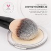 Ducare Cepillo Base Contorno Bronceador Brocha Maquillaje Doble Punta Mezclar
