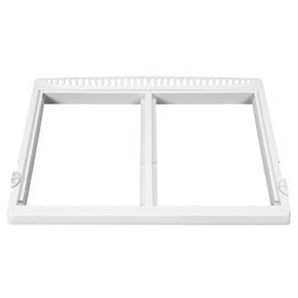 ECOTRIC 240364787 Crisper Pan Cover with Frigidaire Refrigerator AP4432913 240364714 240364725 240364794 1512532 Crisper Drawer Cover Shelf Frame W/O Glass White