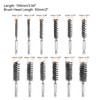 sourcing map 12Pcs Bore Brush Set for Drill Different Bristle